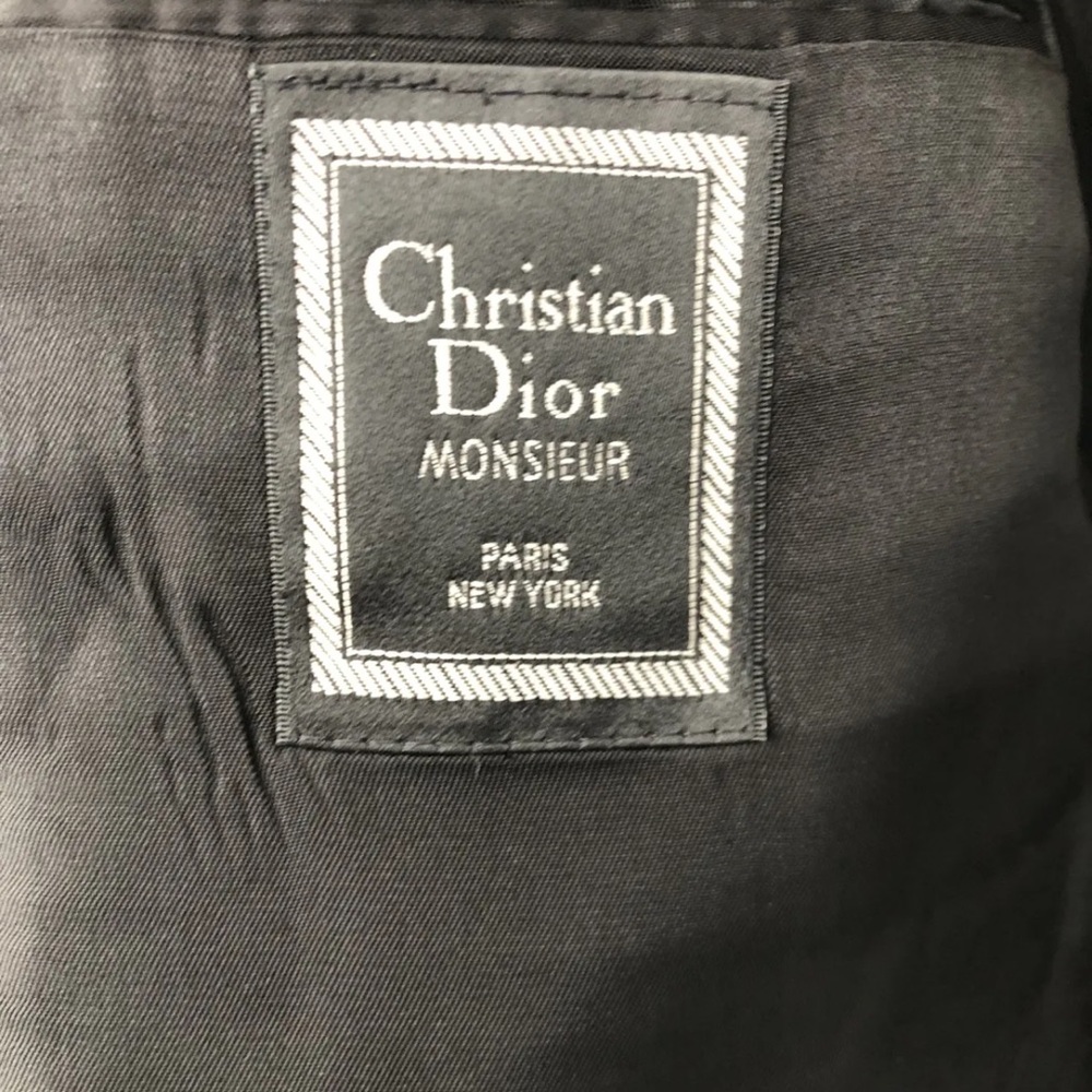 Christian Dior Gray Double Breasted Blazer - Picture 3 of 9